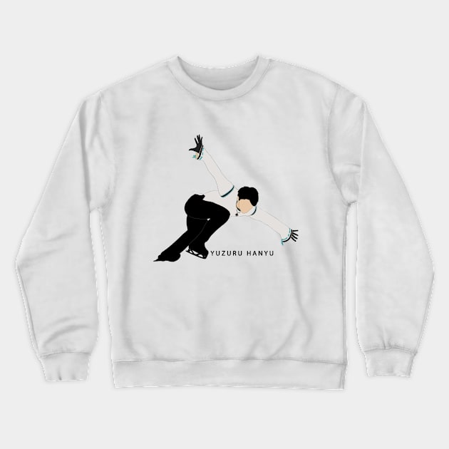 YUZURU HANYU T-shirt Design 2 Crewneck Sweatshirt by Yasmin14